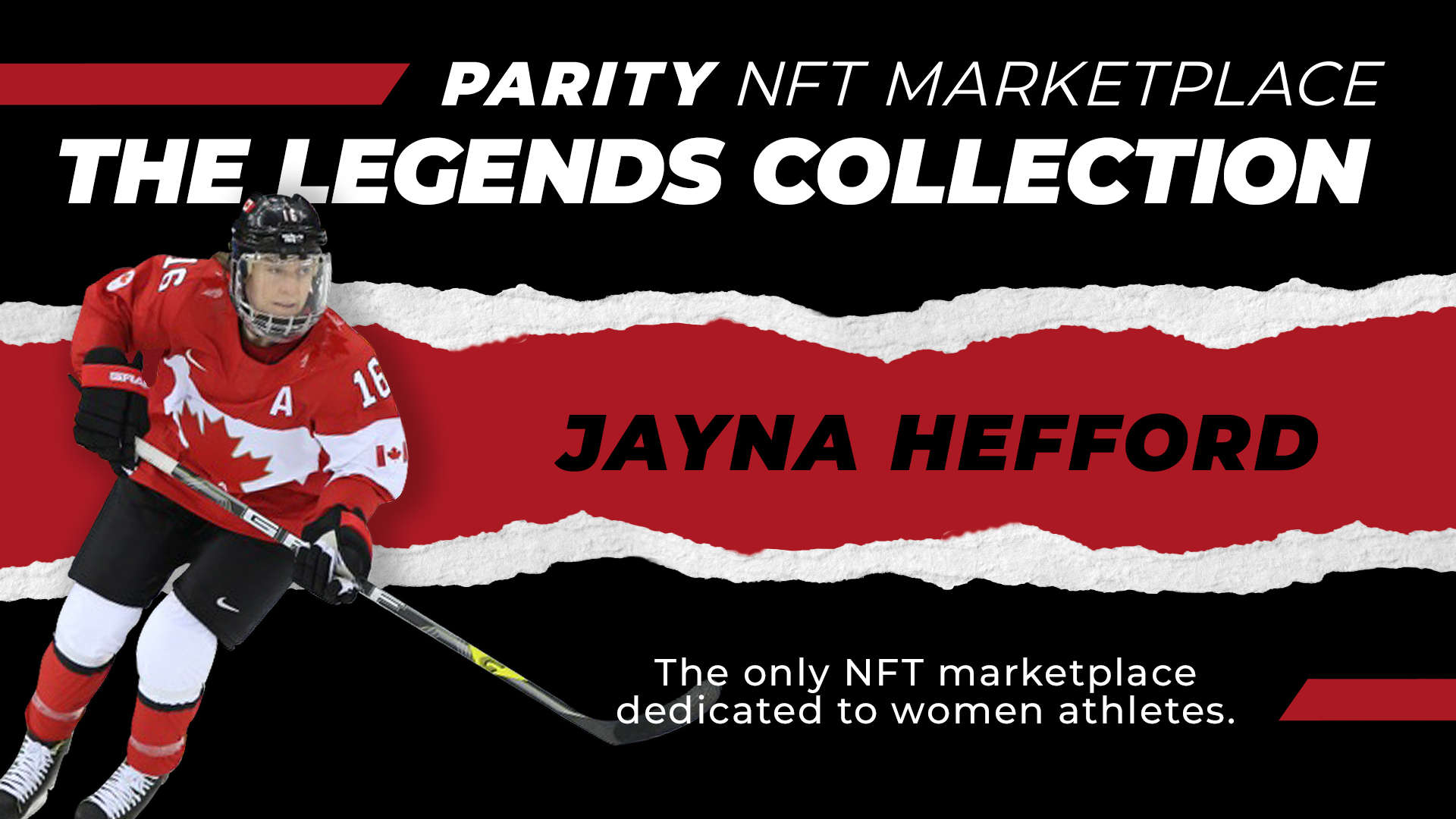 Hockey icon Jayna Hefford drops first NFT with Parity Legends